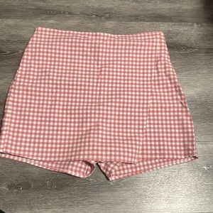 I am selling these shorts that have a flap in the front to look like a skirt